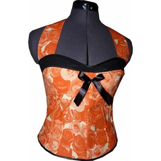 50er Jahre Kleid zum Petticoat apriko Rosen Einzelstück Cocktailkleid Jugendweihe 36