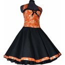 50er Jahre Kleid zum Petticoat apriko Rosen Einzelstück...