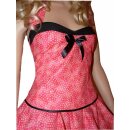 Kleid zum Petticoat pink kleine Punktekringel