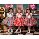 Süßer tellwerweiter 50er Jahre Kinderrock zum Petticoat in vielen Stoffvarianten