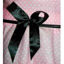 Punktekleid Petticoat rosa kleine weiße Tupfen schwarz