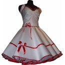 Brautkleid weiß mit Rüschenakzent