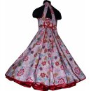 Reizendes Kinderpetticoatkleid rosa lila Retroblumen M2
