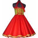 Petticoat Kleid 50er Jahre rot grün Rockabilly...