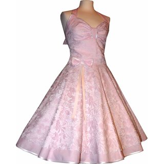 Spitzenkleid Hochzeitskleid 50er Jahre zum Petticoat rosa wei