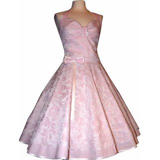 Spitzenkleid Hochzeitskleid 50er Jahre zum Petticoat rosa weiß