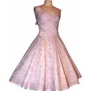 Spitzenkleid Hochzeitskleid 50er Jahre zum Petticoat rosa...