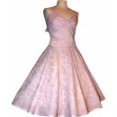 Spitzenkleid Hochzeitskleid 50er Jahre zum Petticoat rosa weiß