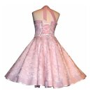 Spitzenkleid Hochzeitskleid 50er Jahre zum Petticoat rosa weiß