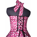 Petticoatkleid 50er Jahre Rockabilly pink weiß schwarz