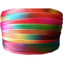 Petticoat Organdy schwarz oder weiß regenbogen grafittyblau, grafittyrot
