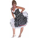Sweet-fiftys Petticoatkleid schwarz mit weißen großen Punkten