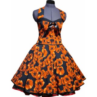 schwarz orangrote Rosen